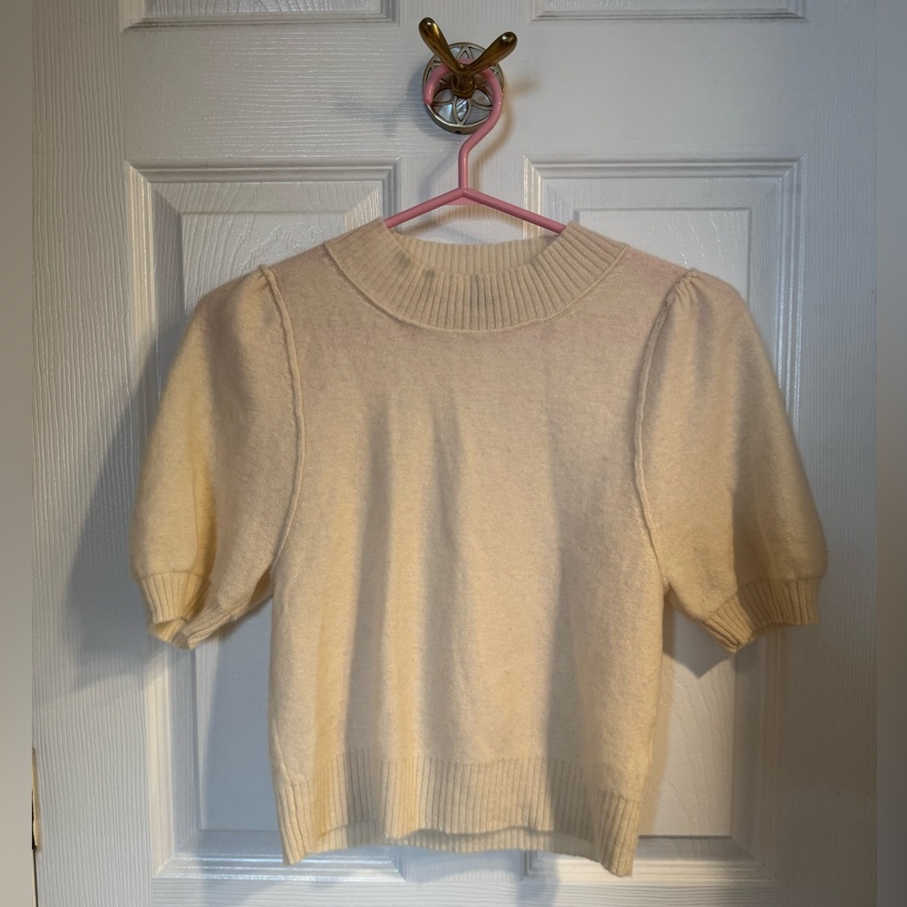 free people Staycation Cashmere Pullover. - Picture 5 of 8